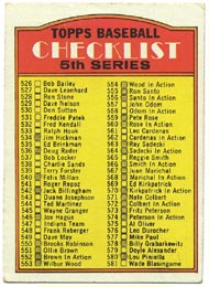 1972 Topps Baseball Cards      478     Checklist 526-656